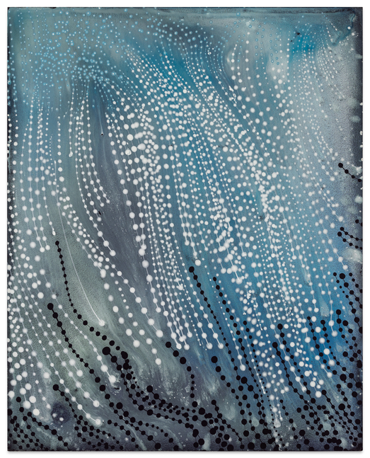 Barbara Takenaga Downward, 2012 acrylic on wood panel 30 x 24 in.