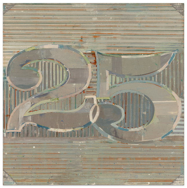 Kim Frohsin Silver Anniversary Wishes: #25, 2012 acrylic, ink, gouache, dry pigment, and pencil on archival board 22 x 22 in.