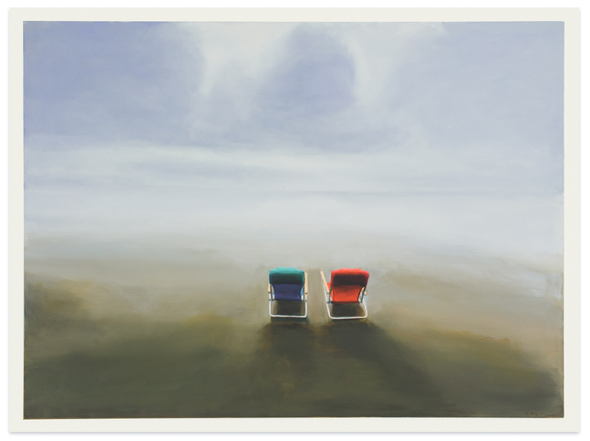 Stephen Coyle Into the Mist, 2022 alkyd on panel 36 x 48 in.