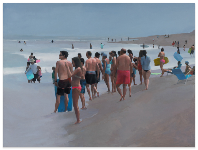 Stephen Coyle Hold On, 2018 alkyd on panel 30 x 40 in.