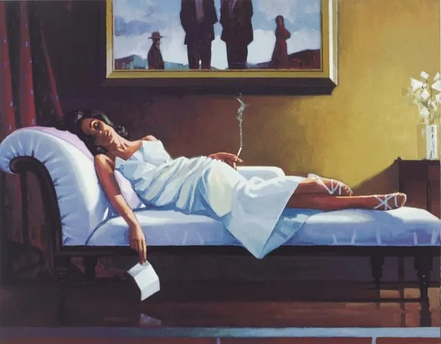 Jack Vettriano OBE, The Letter (Silkscreen - Signed Limited