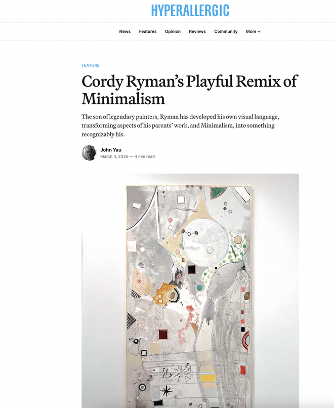 Cordy Ryman’s Playful Remix of Minimalism