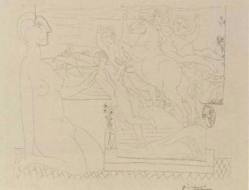 Bloch #175 Modele Contemplan un Group Sculpte