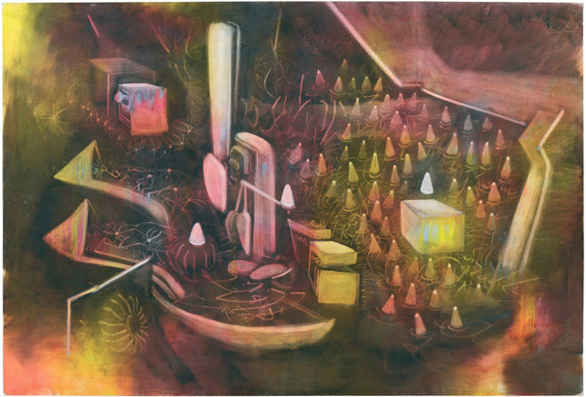 Roberto Matta, Vivre la mort, c. 1974