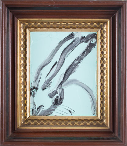 Hunt Slonem, Aqua, 2016