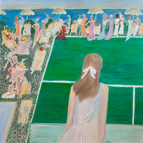 Danielle Kosann, The Tennis Lesson , 2023