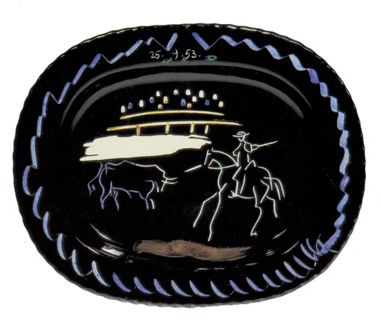 AR 198 - Corrida sur fond noir, 1953