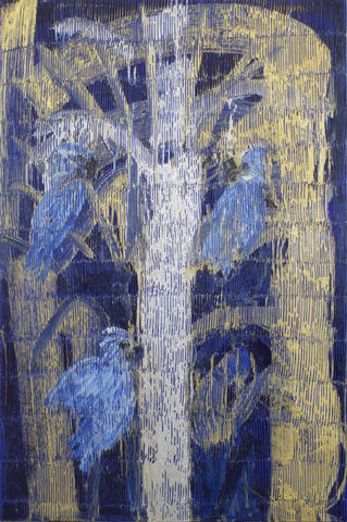 Hunt Slonem, Monsoon, 2019