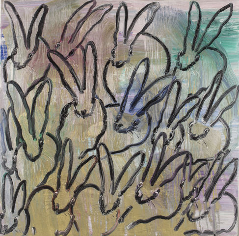 Hunt Slonem, March Hare, 2016