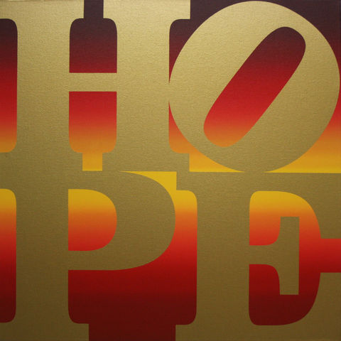 Robert Indiana, HOPE Autumn V, 2010