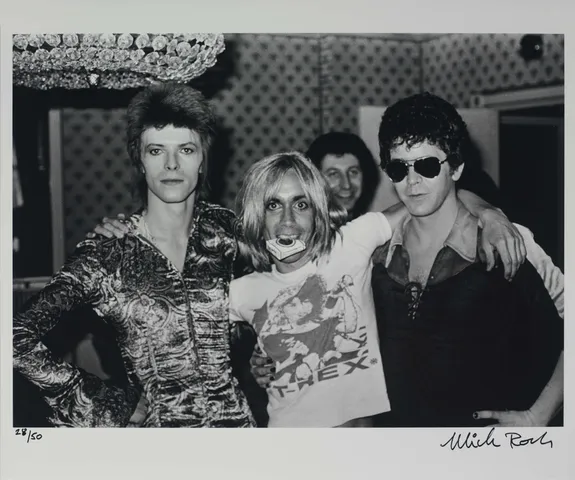 Mick Rock, Bowie / 1994 / Lou Reed, London, 1972