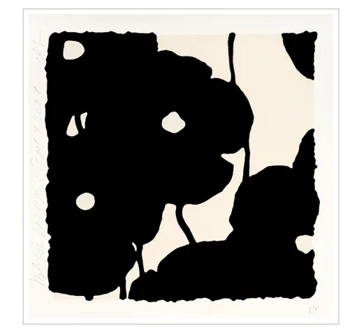 Donald Sultan, Black Poppies, 2022