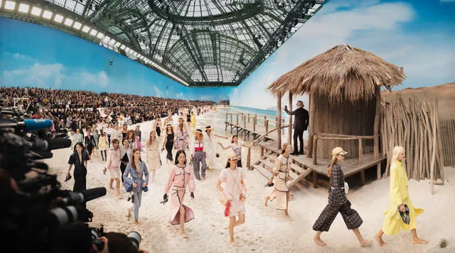 Simon Procter, Chanel Beach, Spring/Summer 2019, Le Grand Palais, Paris