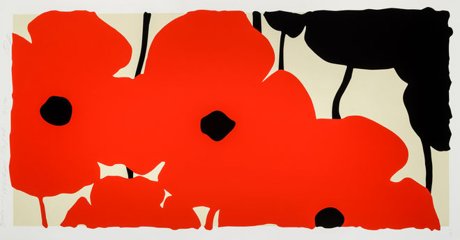 Donald Sultan, Reds and Blacks, Aug 20, 2020