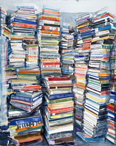 Thomas Hartmann, Bucher (Vertikal) / Books (Vertical), 2016