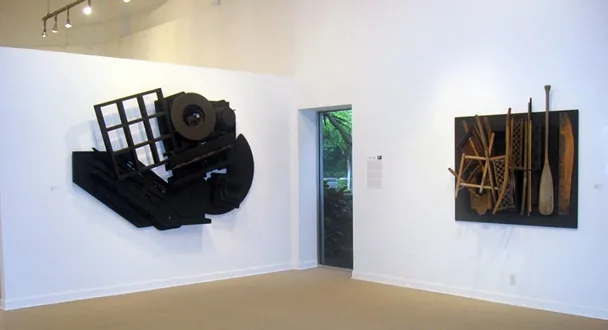 Louise Nevelson exhibition installation