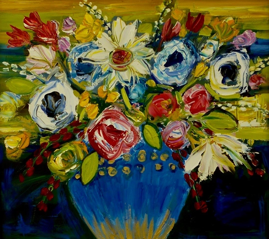 Penny Rees, Gilded Vase