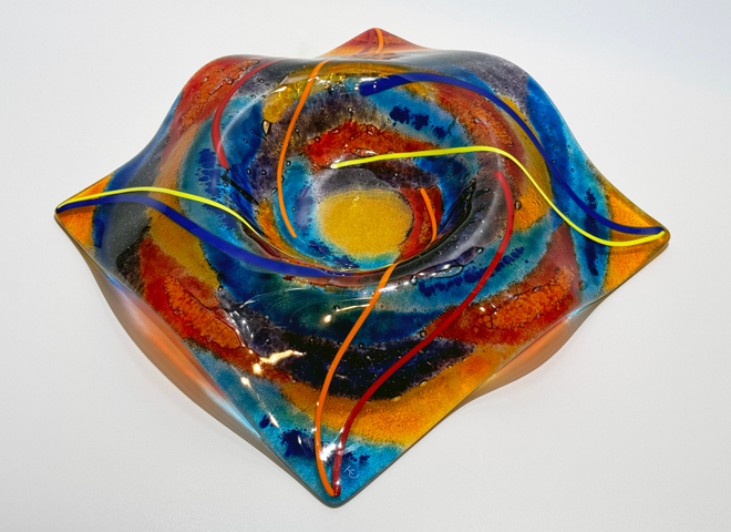 Teresa Chlapowski, Fireworks Draped Bowl