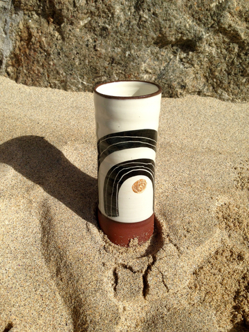 Fish Pye Pottery, Cylindrical Vase I