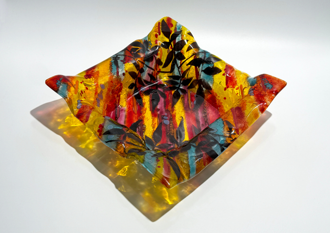 Teresa Chlapowski, Autumn Leaves Cushion