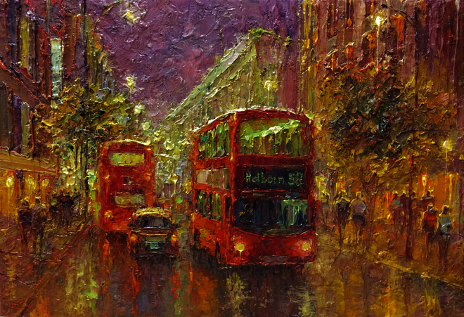 Lana Okiro, Oxford Street at Night