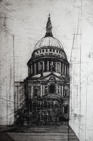 Melanie Bellis, Temporary Seating outside St Paul's,