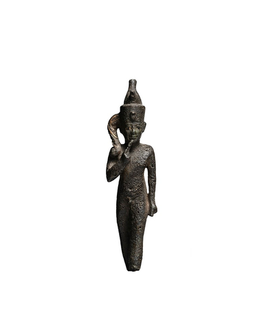 Egyptian statuette of the child Horus, Late Dynastic Period, 26th Dynasty, 664-525 BC
