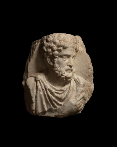 Roman relief with male portrait, c.2nd-3rd century AD