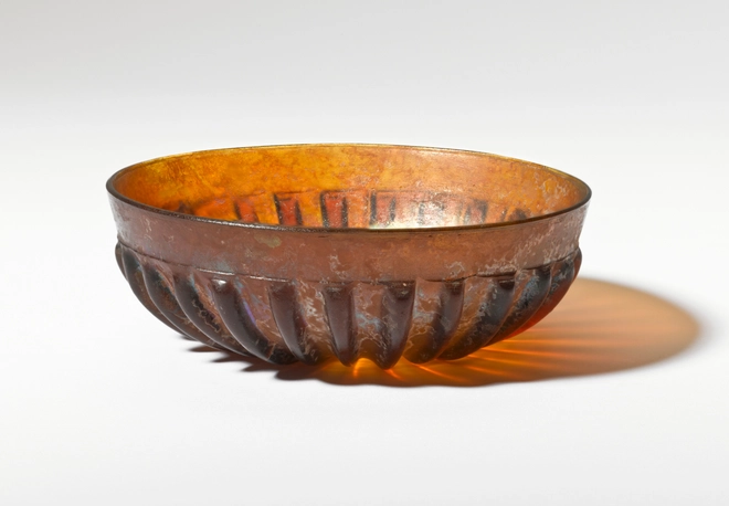 Roman pillar-moulded bowl, Eastern Mediterranean, 1st century BC-1st century AD