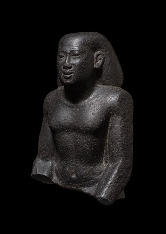 Egyptian bust of Djed-Hor-Iuf-Ankh, Late Dynastic Period, Saite Period, 26th Dynasty, c.664-525 BC