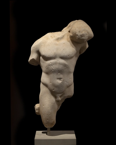 Roman torso of a satyr, Julio-Claudian, c.30 BC-50 AD