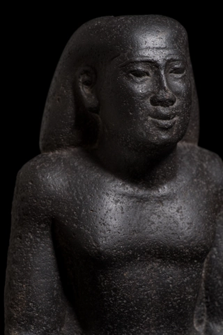 Egyptian bust of Djed-Hor-Iuf-Ankh, Late Dynastic Period, Saite Period, 26th Dynasty, c.664-525 BC