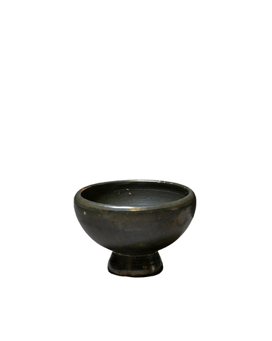 Greek black-glaze salt, South Italy, c.4th century BC