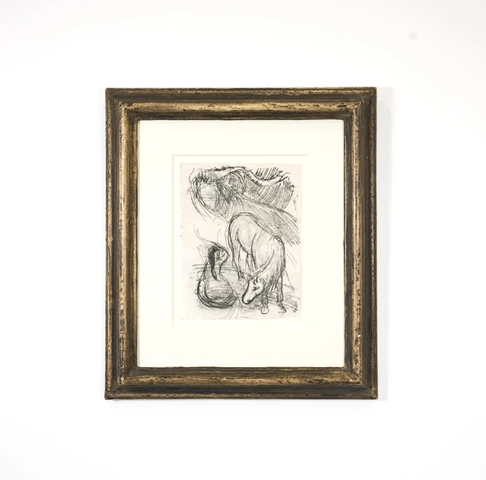 Paul Gauguin, Studies of a Horse and Kneeling Woman, 1901-02