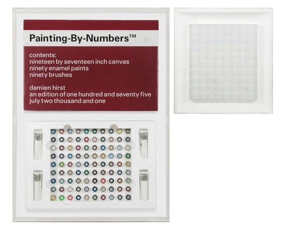 Damien Hirst, Painting by numbers
