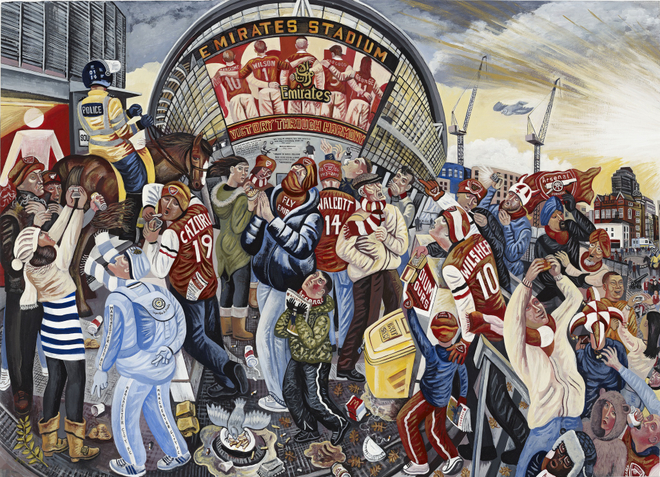 Ed Gray, Adoration at the Emirates 'Matchday at Arsenal', 2014