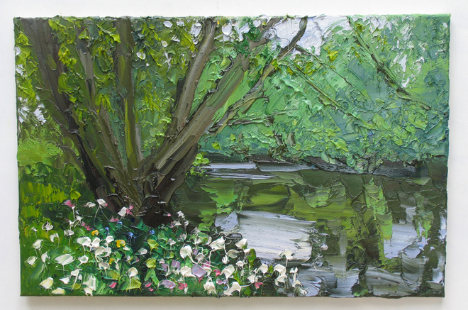 Colin Halliday, Wild Flowers Riverbank, 2014-15