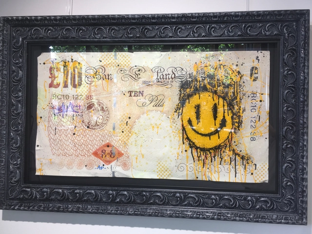 RYCA (Ryan Callanan), Ten Pill Note (Unique) *SOLD*, 2024