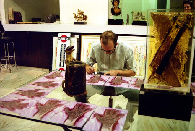 Keith Haring, Untitled (HAND drawing) *SOLD*, 1987