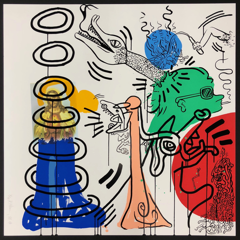 Keith Haring, Apocalypse No 5 *SOLD*, 1988