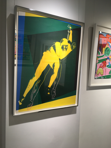 Andy Warhol, Speed Skater (unique studio proof) *SOLD*, 1983