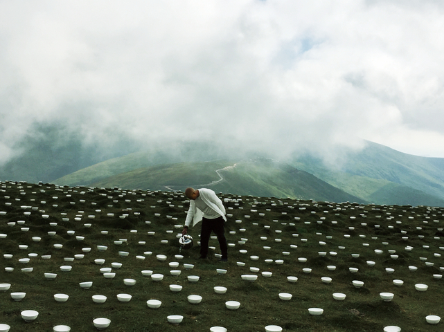 张羽 Zhang Yu , Water Feeding 2016 - Cuiyan Peak, Wutai Mountain 上水2016 - 五台山翠岩峰, 2016
