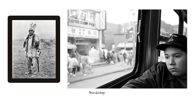 Jeff Thomas, Rebinding the North American Indian: Dream/landscape, 2018