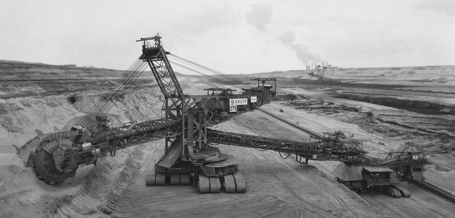 Claudia Fährenkemper, Shovel Wheel Excavator 275, Lignite Mine, Inden, Germany, 1991