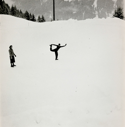 Irene Fay, Untitled (Skater and Watcher), 1947