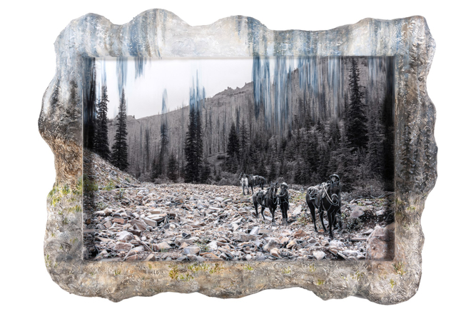 Sarah Anne Johnson, Rocks (Mountain), 2025