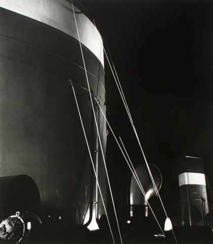 Herbert List, Nocturnal Mooring Marine Structures, Hamburg, Germany, 1930