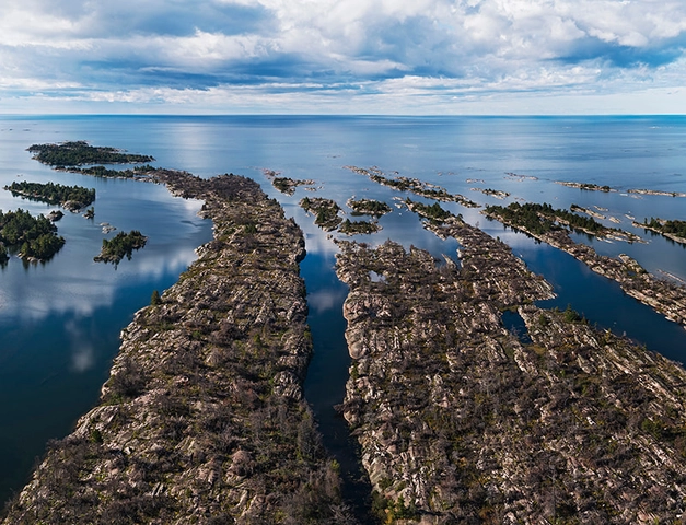 Joseph Hartman, Looking Towards Dead Island, Georgian Bay, ON, 45°54’35”N, 80°47’49”W, 2020