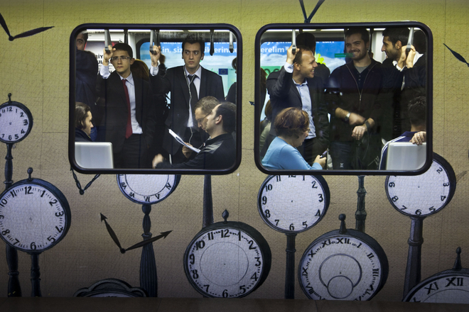 Bruno Barbey, Subway, Istanbul, Turkey, 2009