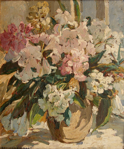 Dorothea Sharp, Study of pink flowers